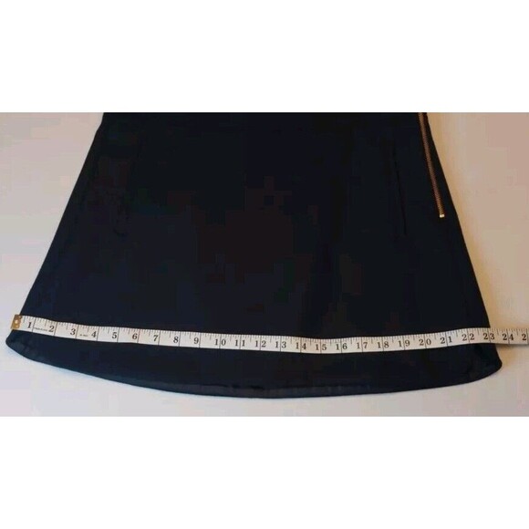 J Crew Black Hipster Mini Skirt Wool Lined 12P A Line Flirty Business - Picture 8 of 8